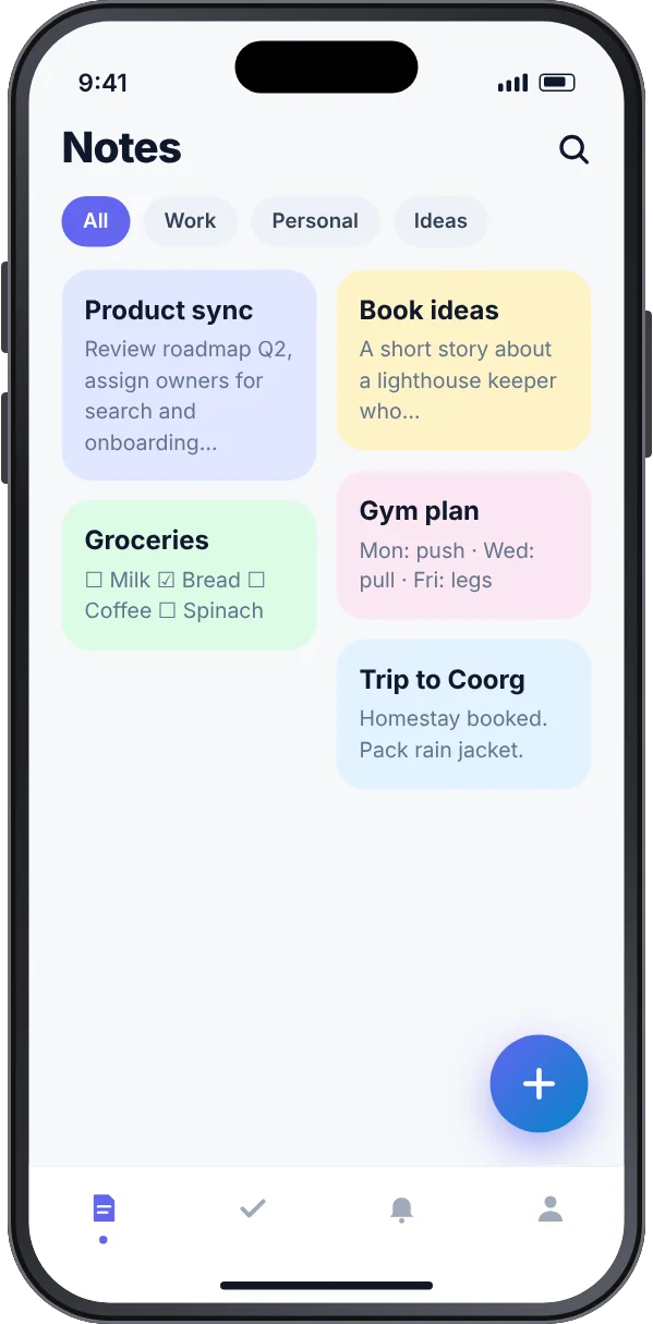 NoteFlow: All your notes